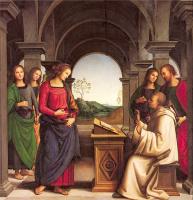 Perugino, Pietro - The Vision of St. Bernard